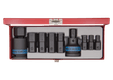 Coffret à choc 3/4" 6 pans, de 10 à 32mm