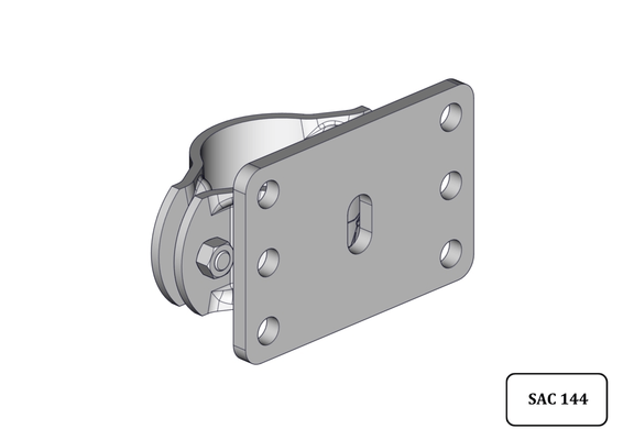 Materiels - Accessoires 0Kg-5Kg - BRIDE RONDE D.76MM COMPLETE FIXATION MURET OU PLANCHE OVIN CAPRIN