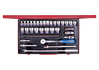 Outils - Outils divers - Coffret de douilles 1/2" 33 pièces