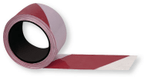 RUBAN PLASTIQUE ROUGE ET BLANC