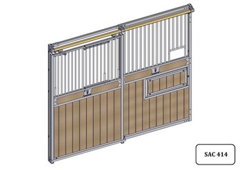 Materiels - Matériel d'élevage - autre - FACADE SULLY DE 3M AVEC PORTILLON TOURNANT