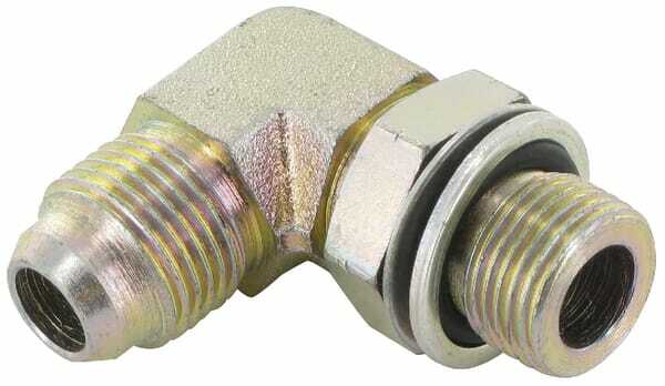 Pièces agricoles - Hydraulique - Raccord coudé 3/8 x 3/8 BSP/JIS