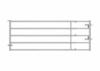 Materiels - Cage de contention - PACK DE 14 PORTES D'HERBAGE AUTOLOCK L.3/4M EMBOITEE