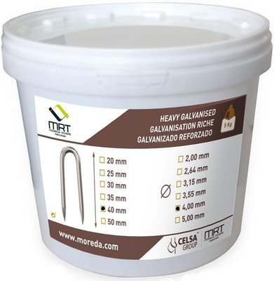 Pièces agricoles - Cloture,Jardin & Sylviculture - Agrafe Staples 4.00x40 5kg