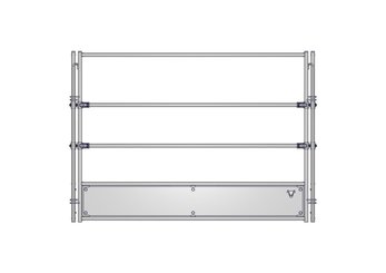Materiels - Matériel d'élevage - autre - RATELIER BASIC PETIT BETAIL 1.60x1.60M BARRE GARROT