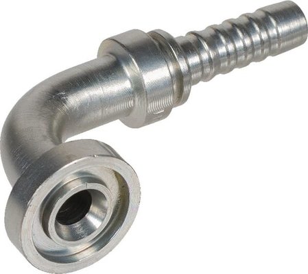 Pièces agricoles - Hydraulique - Racc. à sertir DN13+31,8 bride 90°