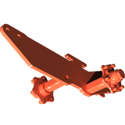 Pièces agricoles - Pièce Semoir - Cadre de roue l. sans frein -peint-