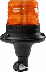 Pièces agricoles - Eclairage - Gyrophare argent flexible Mât DIN LED 12/24V