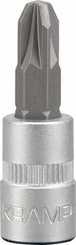 Outils - Outils divers - Douille de tournevis 1/4" PZ 3