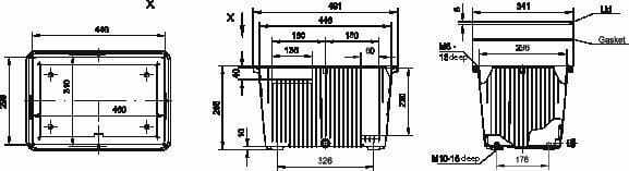 Pièces agricoles - Hydraulique - Réservoir alu. 30 ltr complet