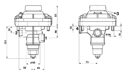 Pièces agricoles - Pièce divers - Soupape de remorque