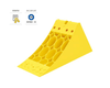 Cale de roue Crowny® 36, jaune, homologuée, thermoplastique
