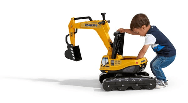 Loisirs - Jouets - Excavatrice Komatsu avec siège rotatif