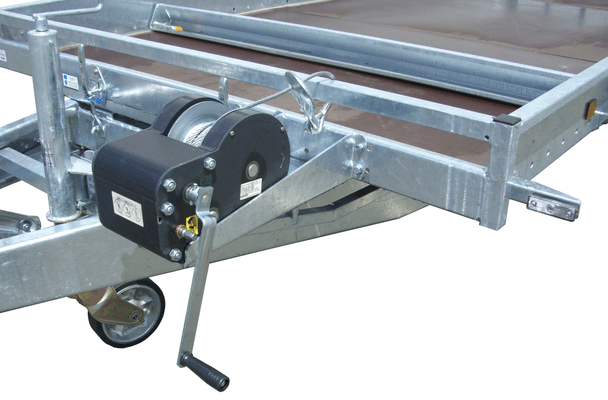 Materiels - Remorque voiture - REMORQUE PLATEAU roues extérieures 450x190x18 freinée PTAC : 3500 kg