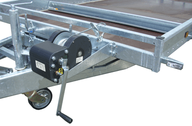 Materiels - Remorque voiture - REMORQUE PLATEAU roues extérieures 450x190x18 freinée PTAC : 3500 kg