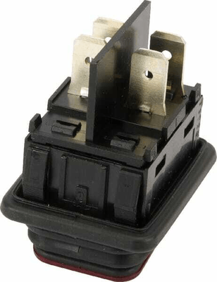 Pièces agricoles - Electricité - Interrupteur à bascule 20A rouge