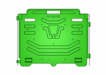 Accessoires et options matériel  - Matériel d'élevage - autre - PACK DE 11 PAROIS LATERALE PEHD VERTE CASE A VEAU