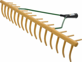 Pièces agricoles - Cloture,Jardin & Sylviculture - Râteau à foin droit 16 dents