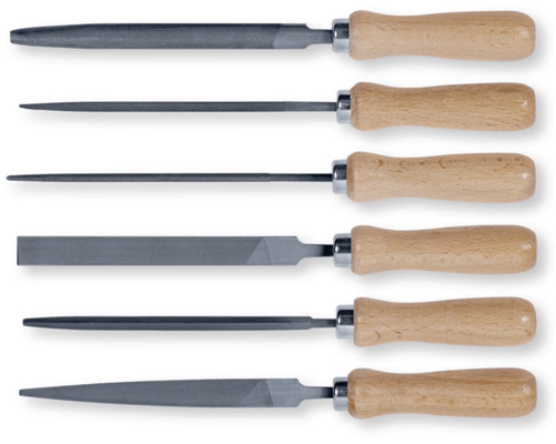 Outils - Outils divers - JEU DE 6 LIMES AIGUILLE 100MM
