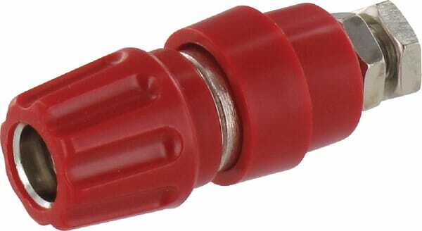 Pièces agricoles - Electricité - Dou. four. à banane 4mm rouge