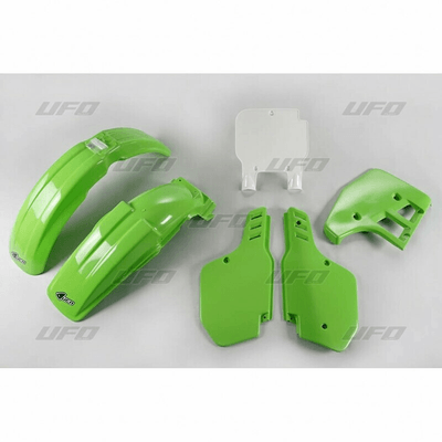 Pièces Quad & Motos - Plastiques - Kit plastique UFO couleur origine Kawasaki KX125