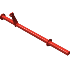 Pièces agricoles - Pièce divers - Tube disque herse droite arrière peint