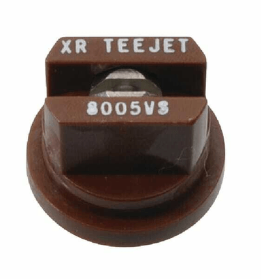 Pièces agricoles - Pièce Pulvérisateur - Buse à jet plat XR 80° 5 brun acier inoxydable TeeJet