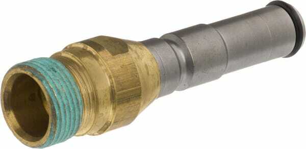 Pièces agricoles - Hydraulique - Accouplement mâle ST-247 x filetage mâle TR22, acier inoxydable