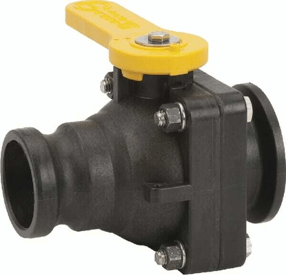 Pièces agricoles - Pièce Pulvérisateur - Vanne à bille 2 voies 2" bride x 2" pièce en V Camlock