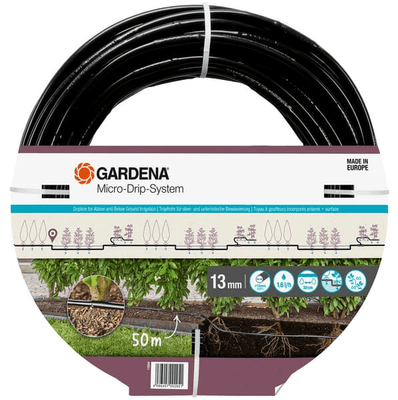 Pièces agricoles - Hydraulique - Ligne d'irrigation micro-goutte 13 mm (1/2"), 50 m