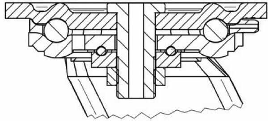 Pièces agricoles - Outils atelier - Roulette pivotante, chape et platine en acier mécano-soudé, zingué bleu
