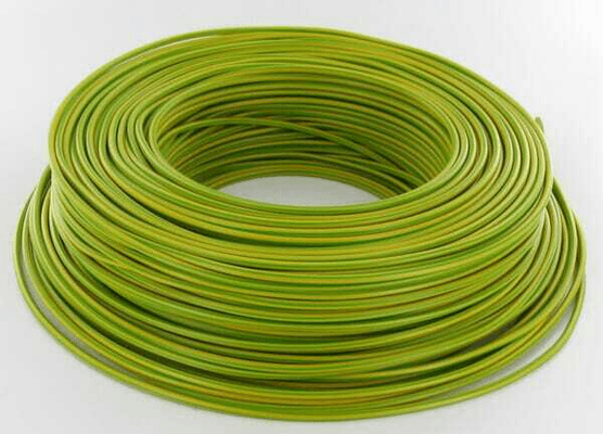 Pièces agricoles - Electricité - Conducteur isolé PVC jaune/vert 2,5 mm²