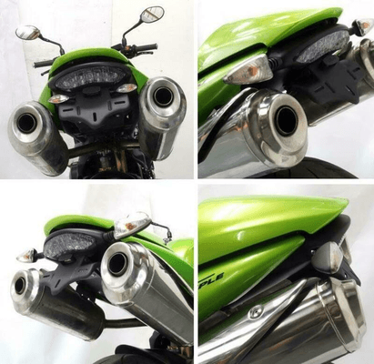 Pièces Quad & Motos - Equipement véhicule - Support de plaque R&G RACING noir Triumph Street Triple 675/R 675