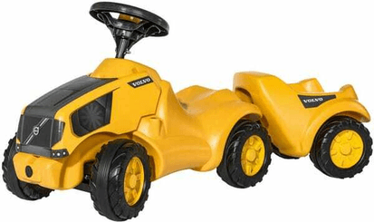 Loisirs - Jouets - Tacteur à pousser avec remorque, Volvo, à partir de 1,5 ans, rollyMinitrac de Rolly Toys