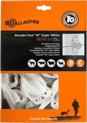 Pièces agricoles - Cloture,Jardin & Sylviculture - Isol. de soutien W blanc (x25)