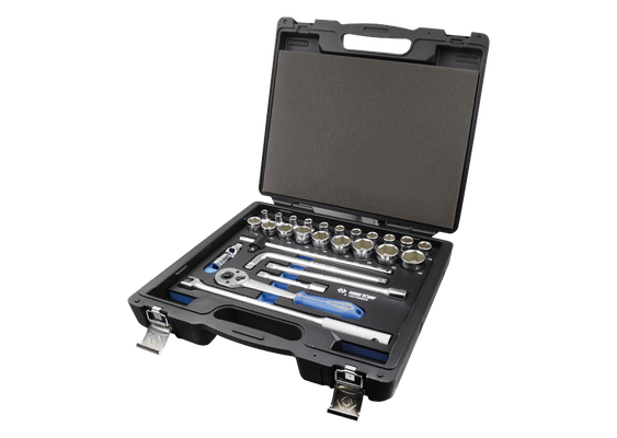 Outils - Outils divers - Coffret de douilles et accessoires1/2" 6 pans EVAWAVE - 27 pièces