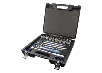 Outils - Outils divers - Coffret de douilles et accessoires1/2" 6 pans EVAWAVE - 27 pièces