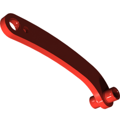 Pièces agricoles - Pièce divers - levier de commande soudé -peint. -