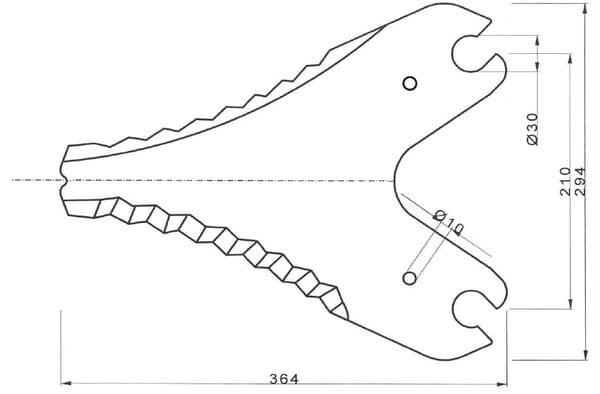 Pièces agricoles - Fenaison & élevage - Couteau pour presse à balles rondes adapté à la Pöttinger Impress