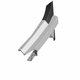 ROCKER-UPPER,RH,BLK Polaris origine