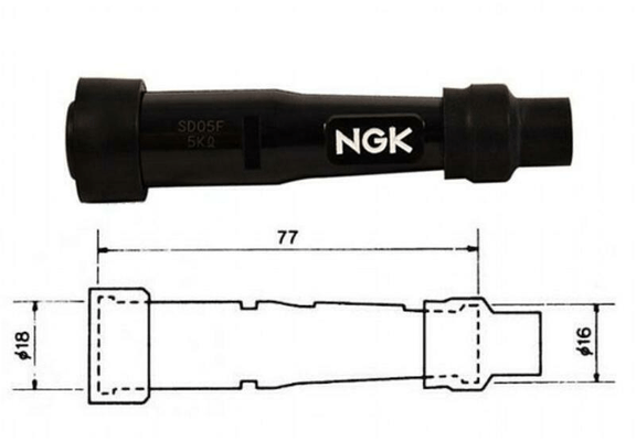 Pièces Quad & Motos - Electrique - Anti-parasite NGK - SB10E