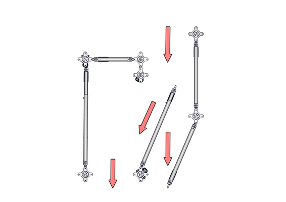 Accessoires et options matériel  - Matériel d'élevage - autre - CHICANE DE CONTENTION COURTE/ANTI-RECUL HORAIRE A SCELLER
