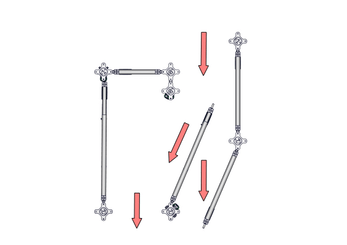 Accessoires et options matériel  - Matériel d'élevage - autre - CHICANE DE CONTENTION COURTE/ANTI-RECUL HORAIRE A SCELLER