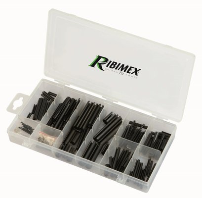 Quincaillerie - Coffrets - LOT 120 GOUPILLES ELASTIQUES EN ACIER EN COFFRET