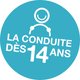 STICKER CONDUITE 14 ANS