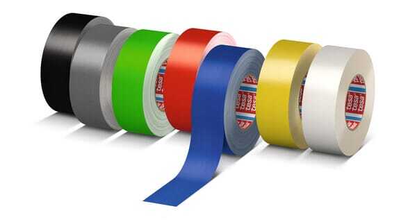 Chimie - Chimie divers - Ruban, tissu, enduit de PE standard, noir, 50m x 25mm, TesaBAND®