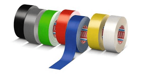 Chimie - Chimie divers - Ruban, tissu, enduit de PE standard, noir, 50m x 25mm, TesaBAND®