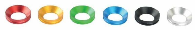 Pièces Quad & Motos - Equipement véhicule - Bague alu pour tampon de protection LIGHTECH - Paire - Orange