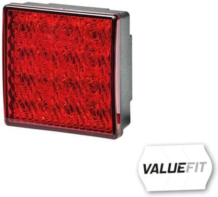 Pièces agricoles - Eclairage - Feu anti-brouillard arrière LED 80x80mm 24V