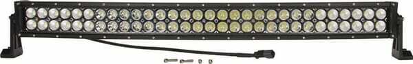 Pièces agricoles - Eclairage - Barre lumineuse de travail LED, 180W, 15300lm, rectangulaire, 12/24V, blanche, 802x57mm prise Deutsch, Combo, 60 LED, Kramp